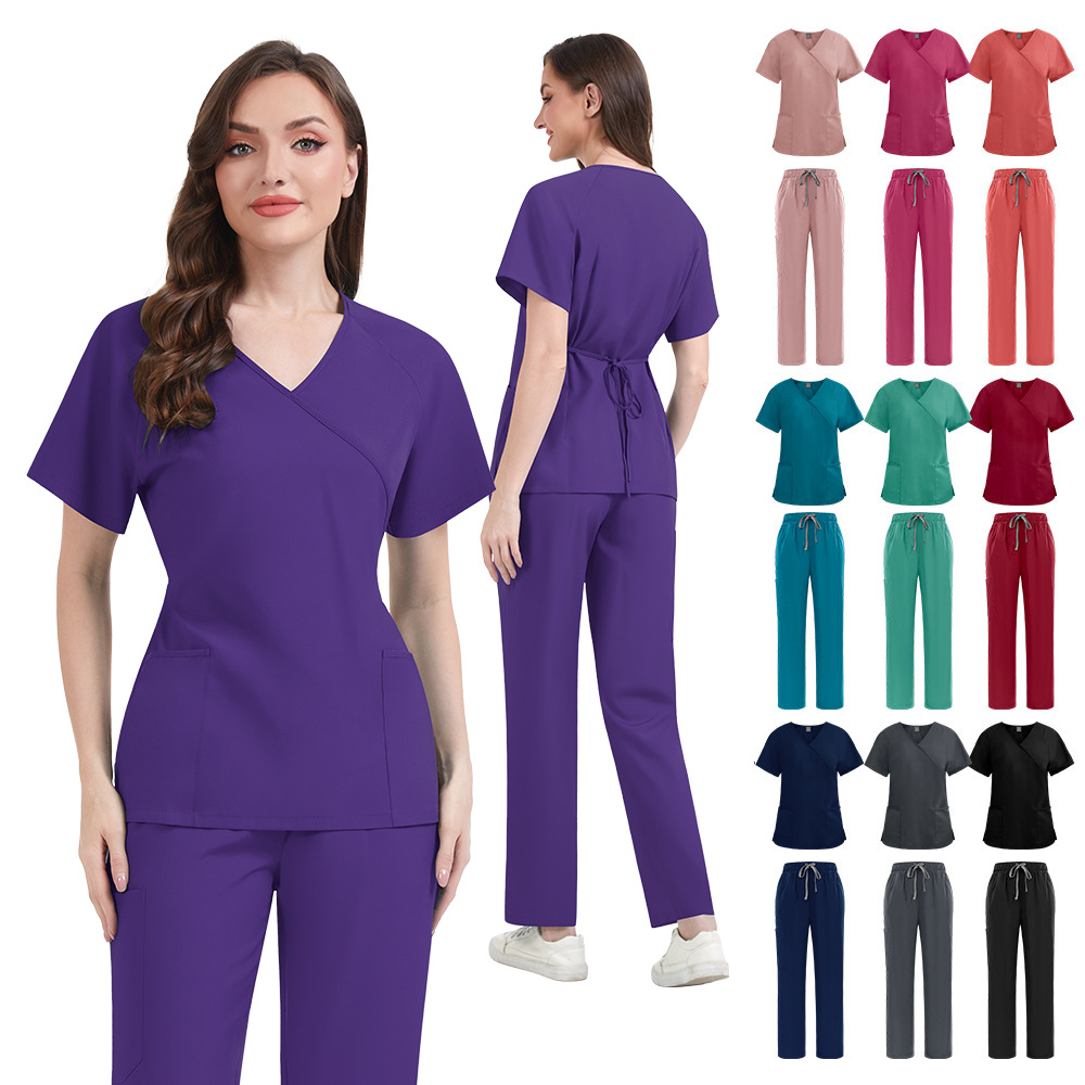 Medical Lab Uniform - Damskie komplety medyczne slim fit, uniformy