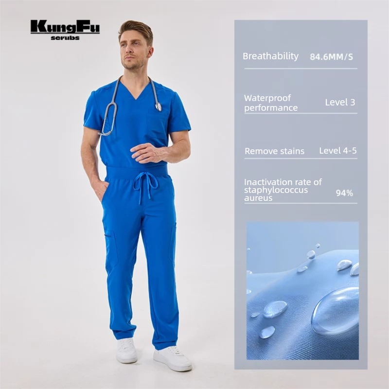 Męskie komplety medyczne KUNGF – Medical Lab Uniform recenzja i cena